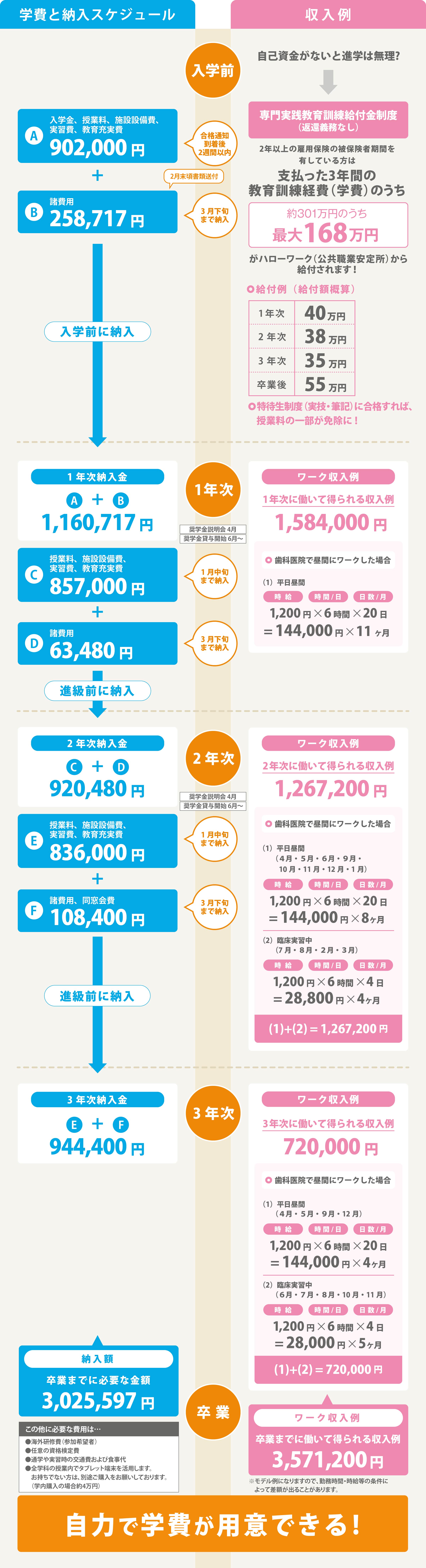 歯科衛生士学科ii部 夜間部 学費納入スケジュール 日本医歯薬専門学校 歯科衛生士学科ii部 夜間部 学費納入スケジュール 日本医歯薬専門学校
